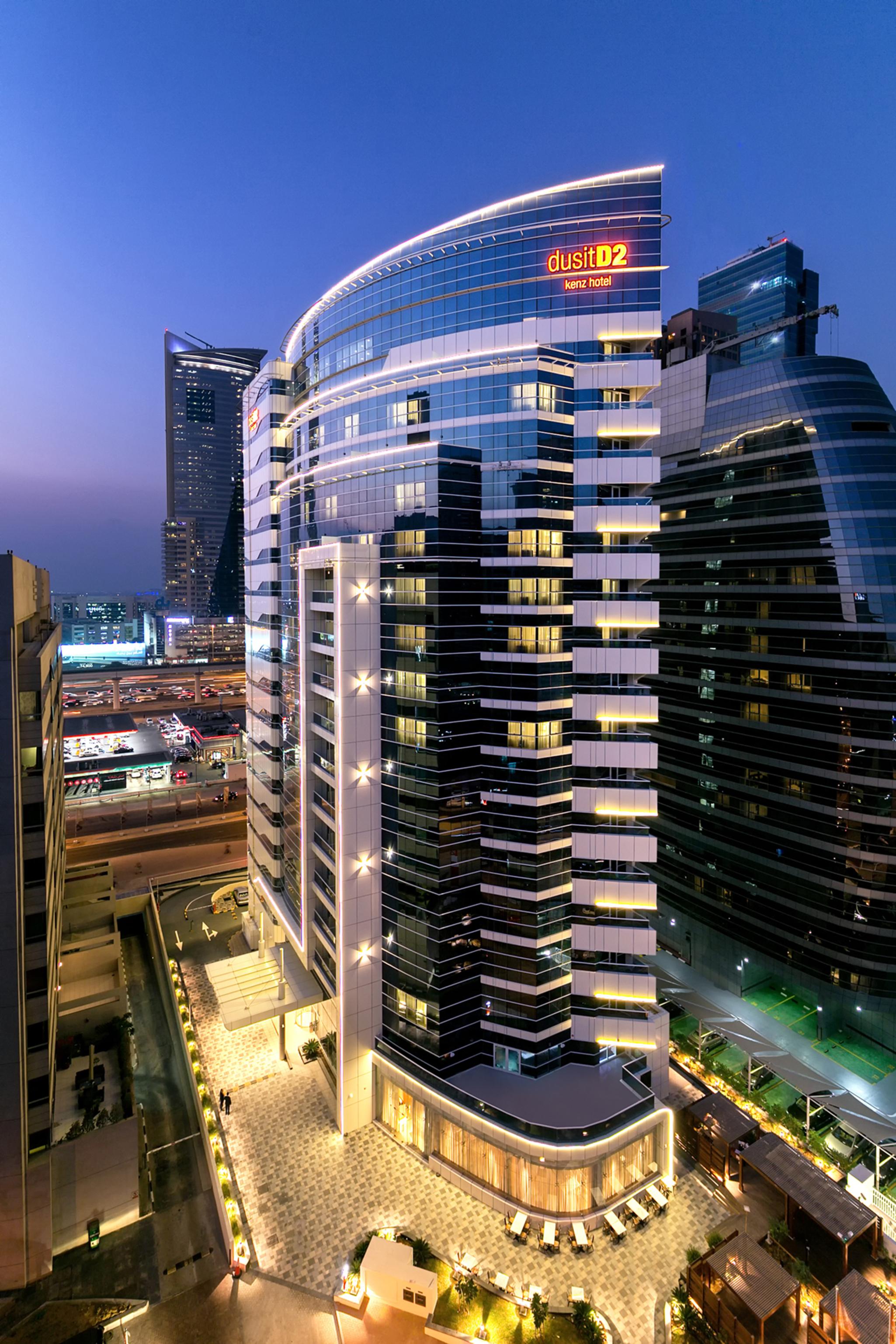 Dusit D2 Kenz Hotel Dubai Exterior foto